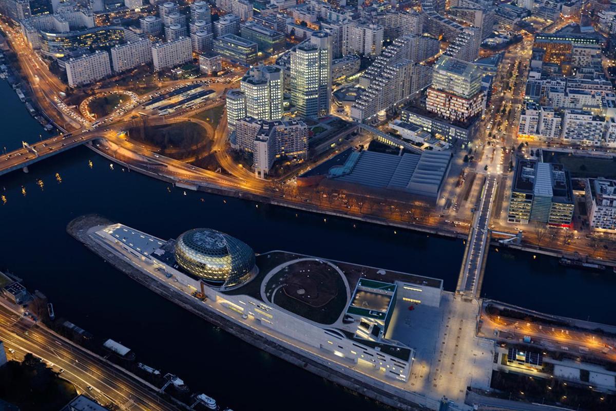 Vue Sur Seine Musicale Hotel Boulogne-Billancourt Buitenkant foto