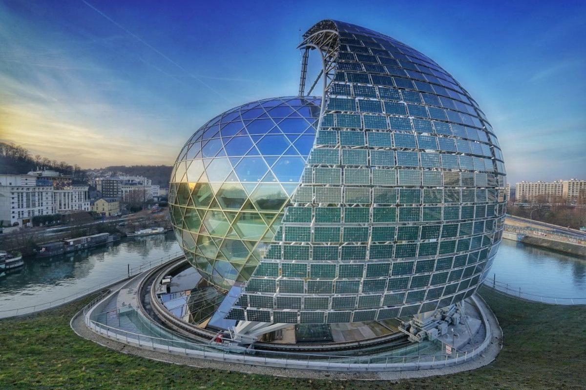 Vue Sur Seine Musicale Hotel Boulogne-Billancourt Buitenkant foto