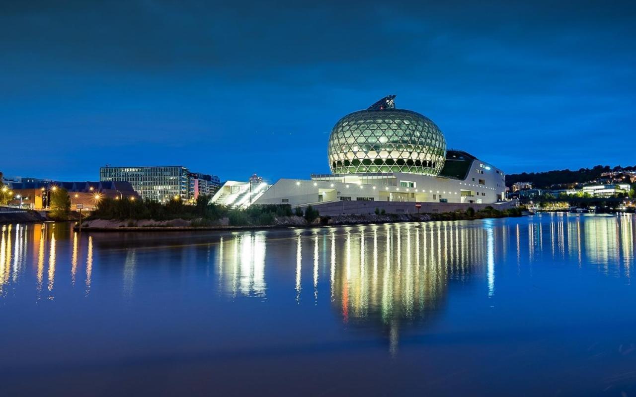 Vue Sur Seine Musicale Hotel Boulogne-Billancourt Buitenkant foto